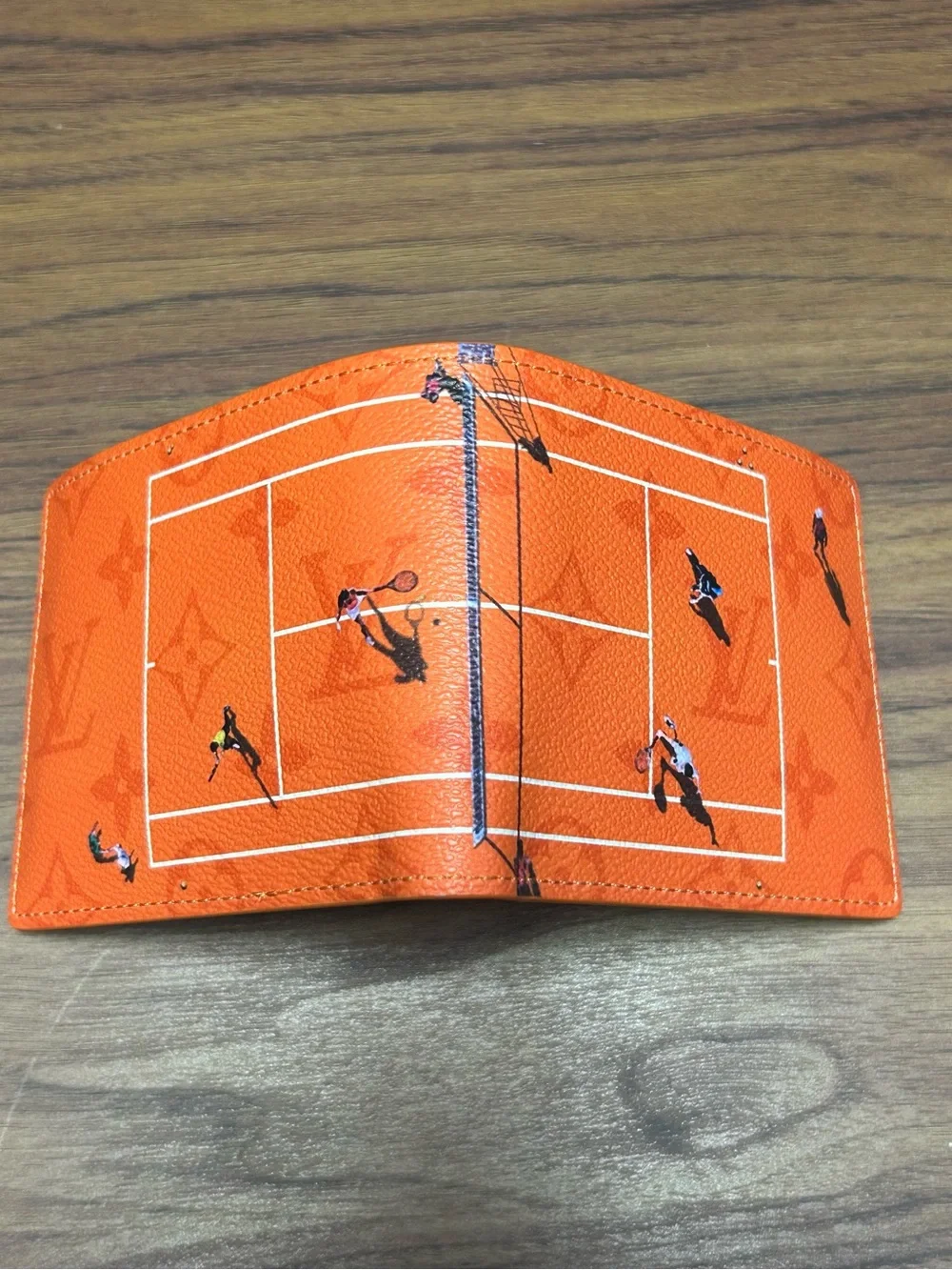 Louis Vuitton Brick Red Tennis Wallet